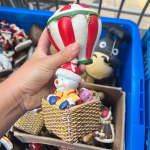 Bonhomme de neige de Noël Ornements personnalisés Figurines de bonhomme de neige de Noël Artisanat de Noël Bonhomme de neige Cadeaux - Product Image 5