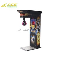 Nouvelle Machine d'Arcade Punch Kick ACS, Jeu de Boxe à Monnayeur pour Parc d'Attractions, Construction Métal et Plastique, Garantie 1 An