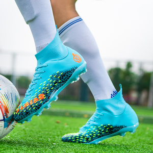 Vente en gros bon marché Bottes de sport pour jeunes femmes et hommes Baskets de football <span class=keywords><strong>d</strong></span>'entraînement Crampons Chaussures de football à la mode - Product Image 2