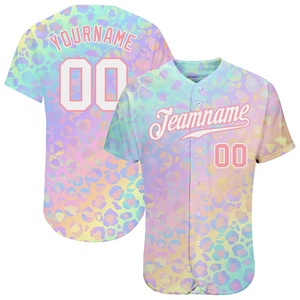 Maillot de baseball tendance unisexe pour adulte, vêtement de sport 100 % polyester, évacuation de l'humidité, séchage rapide, design rétro, tissu respirant - Product Image 3
