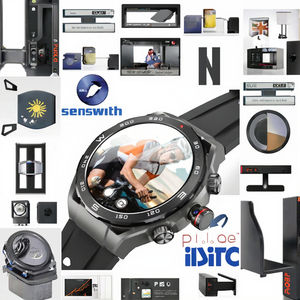 <span class=keywords><strong>Smartwatch</strong></span> 4G <span class=keywords><strong>con</strong></span> Schermo IPS da 1,43", Doppia Fotocamera, Impermeabile IP67, Risposta alle Chiamate, Videochiamate, Navigazione GPS, Monitoraggio del Sonno, NFC-HW18 - Product Image 2