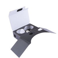 Matériau recyclable OEM 3D film jeu vidéo bricolage génération 2 noir VR lunettes en carton avec casque