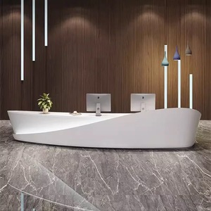 Bureau d'accueil <span class=keywords><strong>de</strong></span> luxe YUMEI QT-003 pour spas, construction en fibre <span class=keywords><strong>de</strong></span> verre, couleur personnalisée, finition sans joint pour une cohérence <span class=keywords><strong>de</strong></span> marque - Product Image 1