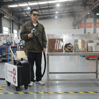 Nettoyeur laser pulsé HANTENCNC 200W 300W pour l'élimination des revêtements de phosphate et le prétraitement de l'électrodéposition