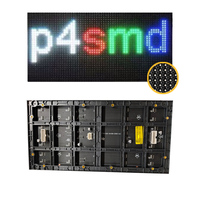Module d'affichage LED couleur P4 extérieur, unité de panneau LED RGB, luminosité 1000 cd, consommation électrique 350 W/m, 320x160mm 80x40