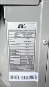Aire Acondicionado Central Residencial de 4HP R410A, 36000 BTU, Montado en el Techo, Solo Frío, Unidad de Ahorro de Energía de Alto Rendimiento - Product Image 3
