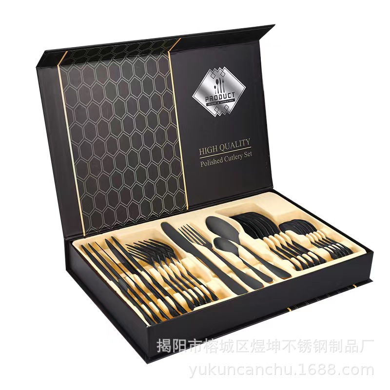 1010 Coffret 24 pièces, boîte noire [Noir]