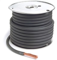 Câble Aobest AT1600 de grande taille à conducteur en cuivre nu, isolé en caoutchouc, basse tension, refroidi à l'eau (noir/orange) pour arc électrique