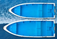 Bateau de luxe personnalisé à double pont 2026, coque en fibre de verre, moteur hors-bord 6,3 m pour la croisière, la pêche et les loisirs
