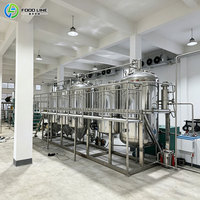 Machine de raffinage d'huile de tournesol par hydrolyse en acier inoxydable, machine de pression d'huile avec raffinage automatique
