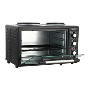 Venta de fábrica Horno eléctrico con recubrimiento en polvo para el hogar Horno eléctrico para hornear de acero inoxidable <span class=keywords><strong>Tostadora</strong></span> con 2 placas calientes - Product Image 2