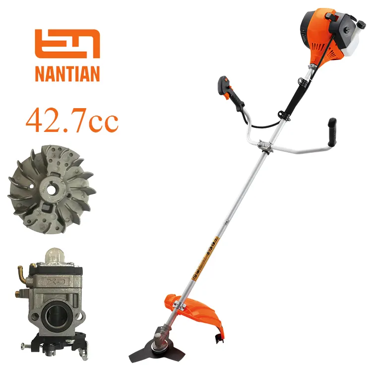 Nantian 1.47kw Industrial Gasoline Grass Trimmer 42.7cc Brush Cutter