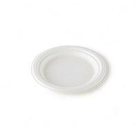 Assiettes à compartiments rondes en pulpe de bagasse