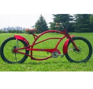 热卖新设计26英寸铝制框架美国斩波器自行车
