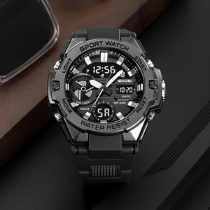 Montre de sport pour homme SKMEI 2383, vente en gros, mode, horloge numérique, analogique-numérique, chronographe, extérieur, 5ATM, Relogio Masculino - Product Image 4