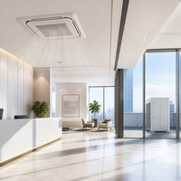Climatiseur VRF multi-split grande capacité avec moteurs de ventilateur DC et télécommande pour centre commercial et espace commercial