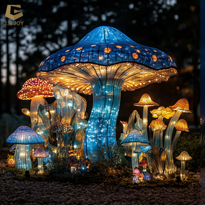 SGL81 <span class=keywords><strong>Magic</strong></span> Forest Realistische Pilze Seiden laterne Themenpark Dekoration Festival Pilz laterne zu verkaufen - Product Image 2