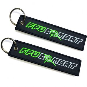 Hot Sale Personalized Embroidery Keychain <b>Custom</b> Logo Promotional Fashion Woven Fabric Tag for <b>Key</b> Holder - Product Image 4