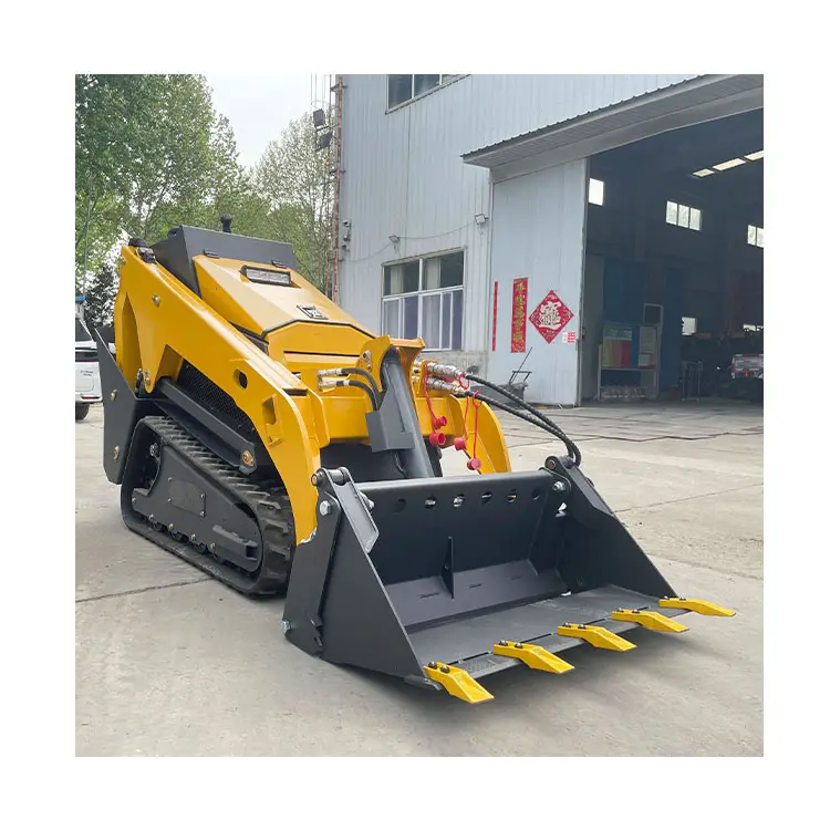 US Local Warehouse EPA Diesel Engine 25hp 25 Hp Engine Mini Crawler Skid Steer Loader with Optional Attachment Tools