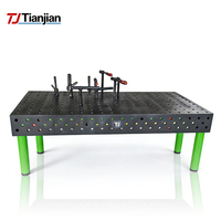 Nouvelle table de soudage en fonte 3D avec trous modulaires de 28 mm Kits de serrage Haute précision OEM Pas besoin d'électricité