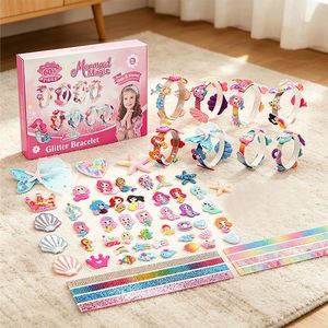 Deluxe Hair Accessory Design Kit Kids DIY Headband Pins Ribbons Flowers Stars <b>Glue</b> <b>Dots</b> Wholesale Box Supply Export - Product Image 1
