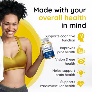 Cápsulas de aceite de pescado de alta calidad OEM/ODM, cápsulas de vitamina E, soporte inmunológico, fórmula Premium para el cerebro - Product Image 2