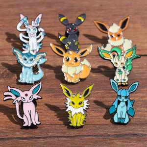 Broche Pokémon Famille Eevee, Badge Pokémon Forme d'Évolution Ultime d'Eevee, Accessoire Pokémon - Product Image 4