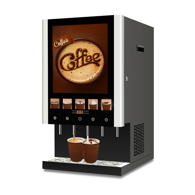 Wholesale Intelligent Key Fully Automatic Multifunction Hot Coffee Vending Coffee Machine