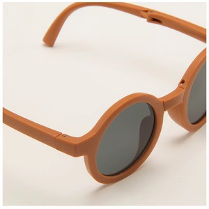 Lunettes <span class=keywords><strong>de</strong></span> <span class=keywords><strong>soleil</strong></span> à la mode pour enfants PC <span class=keywords><strong>Beige</strong></span> Orange pour garçons et filles crème solaire pliante confortable - Product Image 4