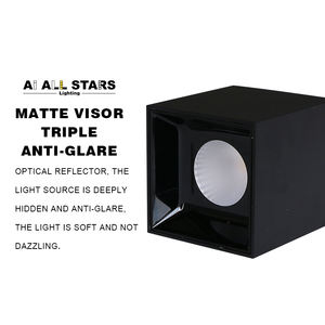 Lampu Sorot Bawah 7W 12W 15W, Kepala Ganda <span class=keywords><strong>45</strong></span> Derajat Lebar Sorot Permukaan Dipasang LED Bentuk Persegi Lampu Sorot Bawah 2/3/3, 5/4 Inci - Product Image 5