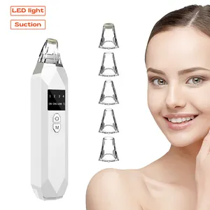 deep clean facial skin scrubber EMS Ultrasonic Acne Facial Pore Cleaner Machines Skin Peeling Scrubber