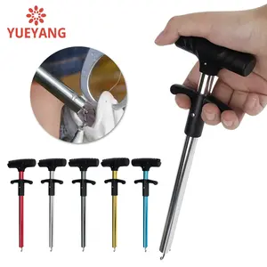 YUEYANG Easy FishHook Remover เครื่องมือตกปลาใหม่อุปกรณ์กันแมลง Detacher แบบพกพา EXTRACTOR T-รูปอลูมิเนียมตกปลาล่อ Remover