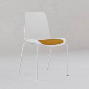 会議室または待合室用のモダンデザイン使用金属フレームダイニングチェア - Product Image 1