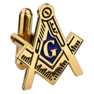 Accesorios de Alta Calidad para Gemelos de Camisa - Gemelos de Metal Esmaltado en Oro de Lujo Personalizados con Logotipos - Product Image 4