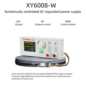 Kit de fuente de alimentación CC estabilizada CNC XY6008, 60V/8A/480W, reductor de voltaje y corriente constante - Product Image 5