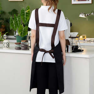 <span class=keywords><strong>Tablier</strong></span> imperméable industriel uniformes de restaurant pour les employés attendre le personnel coton enduit Pvc Sexy <span class=keywords><strong>tablier</strong></span> de cuisine pour les femmes à volants - Product Image 5