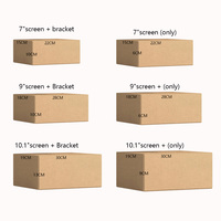 10 pouces 4CH écran LCD Quad View voiture moniteur système TV AHD moniteur 4 vidéo HD Signal entrée avec caméra de recul