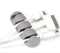 Lot de 10 supports de câbles durables, organisateurs de fils autocollants, organiseurs de câbles USB pour bureau, kit d'organisation de cordons, clips pour câbles USB