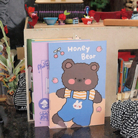 Cuaderno Pequeño A3 con Cubierta de Papel Impreso con Dibujos Animados, 80 Hojas, Premiado, para Estudiantes de Jardín de Infancia y Primaria