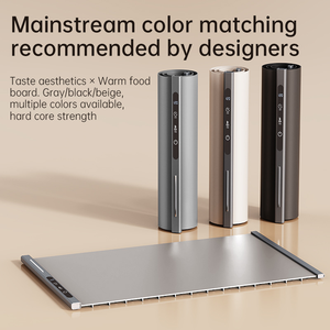 Alfombrilla para calentar alimentos, tablero calefactor de silicona Flexible, enrollable, fácil almacenamiento, alfombrilla calefactora eléctrica portátil de silicona para alimentos - Product Image 5