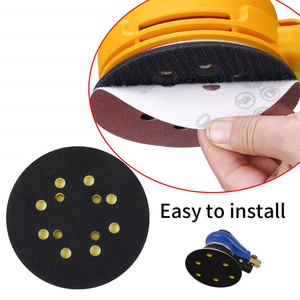 5 Inch 8 Gaten 4 Schroeven Elektrische Schuurkussen Haak En <span class=keywords><strong>Loop</strong></span> Back Gele Schuurkussen Voor Polijstvervangende Accessoire - Product Image 4