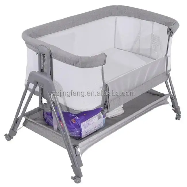 Neugeborenes abnehmbares Kinder bett Babybett Hochwertiges Babybett Baby Stuben wagen mit Rad Co-Schlafen Made in China