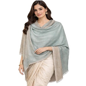 Luxury Zari Reversible Stole for Women Soft Dual Tone <b>Shawl</b> <b>Wrap</b> Designer Elegant Fashion Accessories Lightweight - Product Image 1