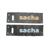 Sacs à parapluies usagés en plastique HDPE recyclé, personnalisés en usine, avec poignée longue à valve, pour supermarchés et chaînes de magasins - Jetables
