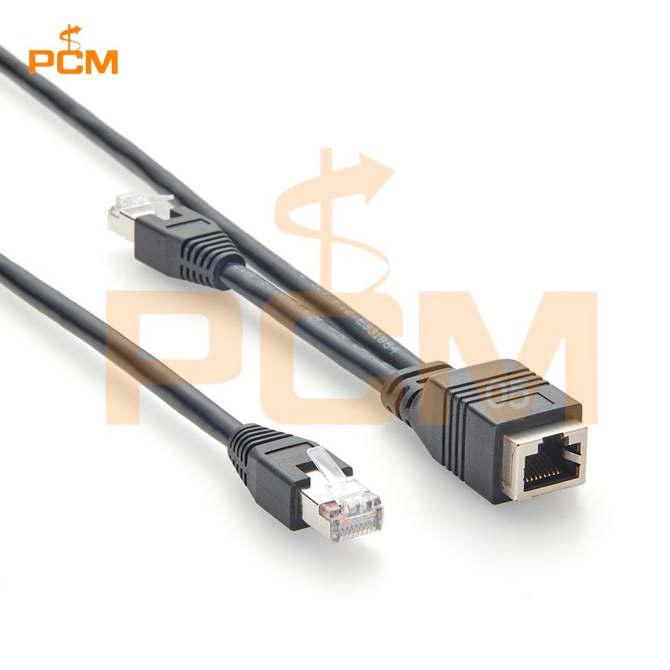 Corent Rj45 RJ45 Splitter Cable 1x Female Socket to 2x Male Adapter Ethernet PoE ...