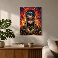 En Çok Satan 30*40 cm Değişen Resimli Tablo PET Lentiküler 3D Hareketli Resimler Anime Karakter Hareketli Posterler Dekorlar