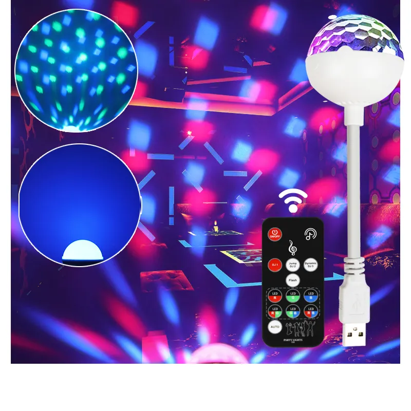 RGB Mini USB Stern Projektor LED Lampe ce Sound Control Smart Home Lichter LED DJ Strobe Stimmung Magie Home Licht für Nacht Home Party