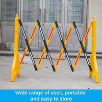 Bandes réfléchissantes haute intensité, garde-corps rétractable portable, barrière extensible