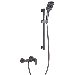 <span class=keywords><strong>Douche</strong></span> <span class=keywords><strong>de</strong></span> salle <span class=keywords><strong>de</strong></span> bain gris canon, pomme <span class=keywords><strong>de</strong></span> <span class=keywords><strong>douche</strong></span> unique, <span class=keywords><strong>barre</strong></span> coulissante, sans perçage, nouveau style, hôtel, <span class=keywords><strong>douche</strong></span> pluie simple, robinet tout en cuivre - Product Image 5