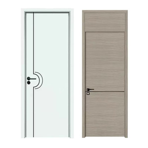 Porta Interna Moderna in Resina WPC per Hotel di Lusso, Ecologica, Resistente all'Acqua, Insonorizzata, Finitura per Uso Ufficio 3 Anni - Product Image 4